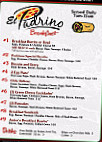 El Padrino Italian Bistro menu