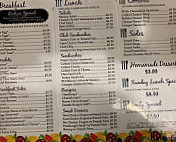 Boston's Main Street Cafe menu