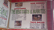 El Burrito Real menu