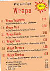 Tapas menu