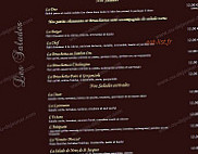 La Bella Vita menu