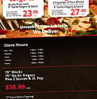 Pizza Farm menu