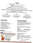 Attica Pizza King menu