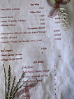 Evangeline Cuisine menu