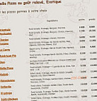 Bella Pizza menu