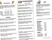 Don's Pizza Pasta menu