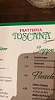 Pizzeria Toscana menu