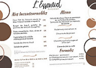 L'essentiel menu