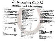 Horseshoe Cafe Catering menu