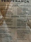 Temperanca menu