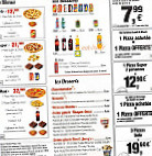 Speed Rabbit Pizza menu