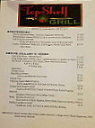 Top Shelf Grill menu