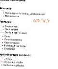 Relais du Port menu