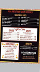 Mj's Burger House menu