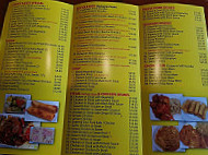 Lucky Sam's Chinese menu