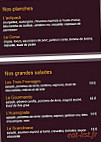 Le Val d'Aoste menu