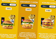 Speed Burger menu