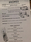 Codie's Place menu