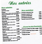 Pizzeria Sauveur menu