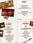 L'Entrecote de Paris menu