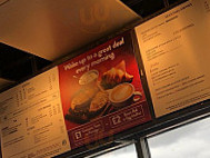 Costa Coffee menu