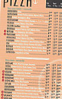 Cap Sud Pizza menu