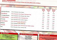 Pizza Mezina menu