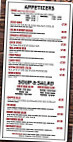 No 9 Grill menu