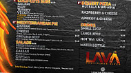 Lava Coal-fired Pizza menu