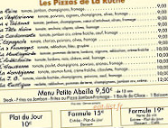 La Ruche menu