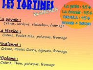 Pizza Chez Vinc's menu