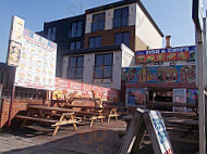 Traditional Fish Chips outside