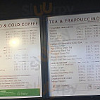 Starbucks menu