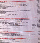 The Three Lions menu