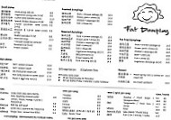 Fat Dumpling Bowen Hills menu