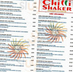 Chilli Shaker menu