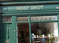 Holy Shot Coffee outside