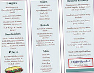 Grantadams Dairy Maid menu