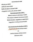 Bistro Crampel menu