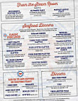 Captain Billy's Crab House menu