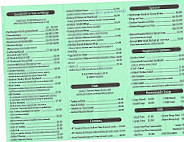 Elkridge Cafe menu