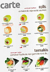 Magic Sushi menu