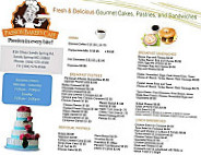 Passion Bakery Cafe menu