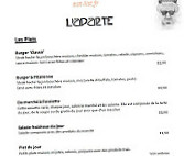 L'aparté menu