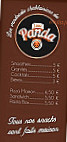 Little Panda menu