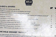 Burgers by The Hold menu