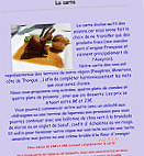 Les Caves de la Madeleine menu