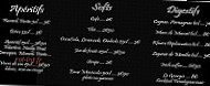 L'Épicurien menu