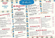 Les Nymphéas menu