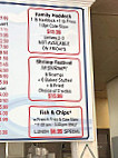 Bradford Seafood menu